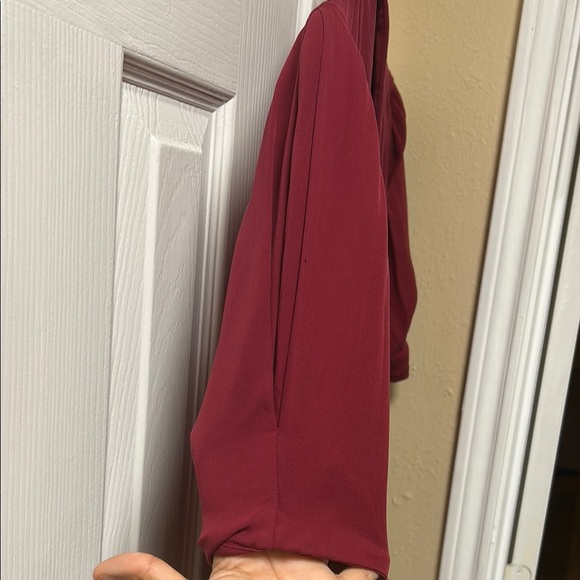 Joie Red 3/4 Relaxed Blouse - Picture 3 of 7